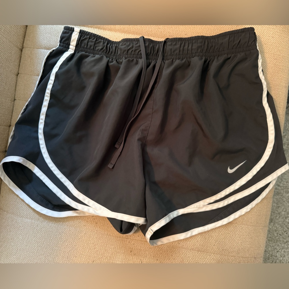Nike Black Shorts with White Accents